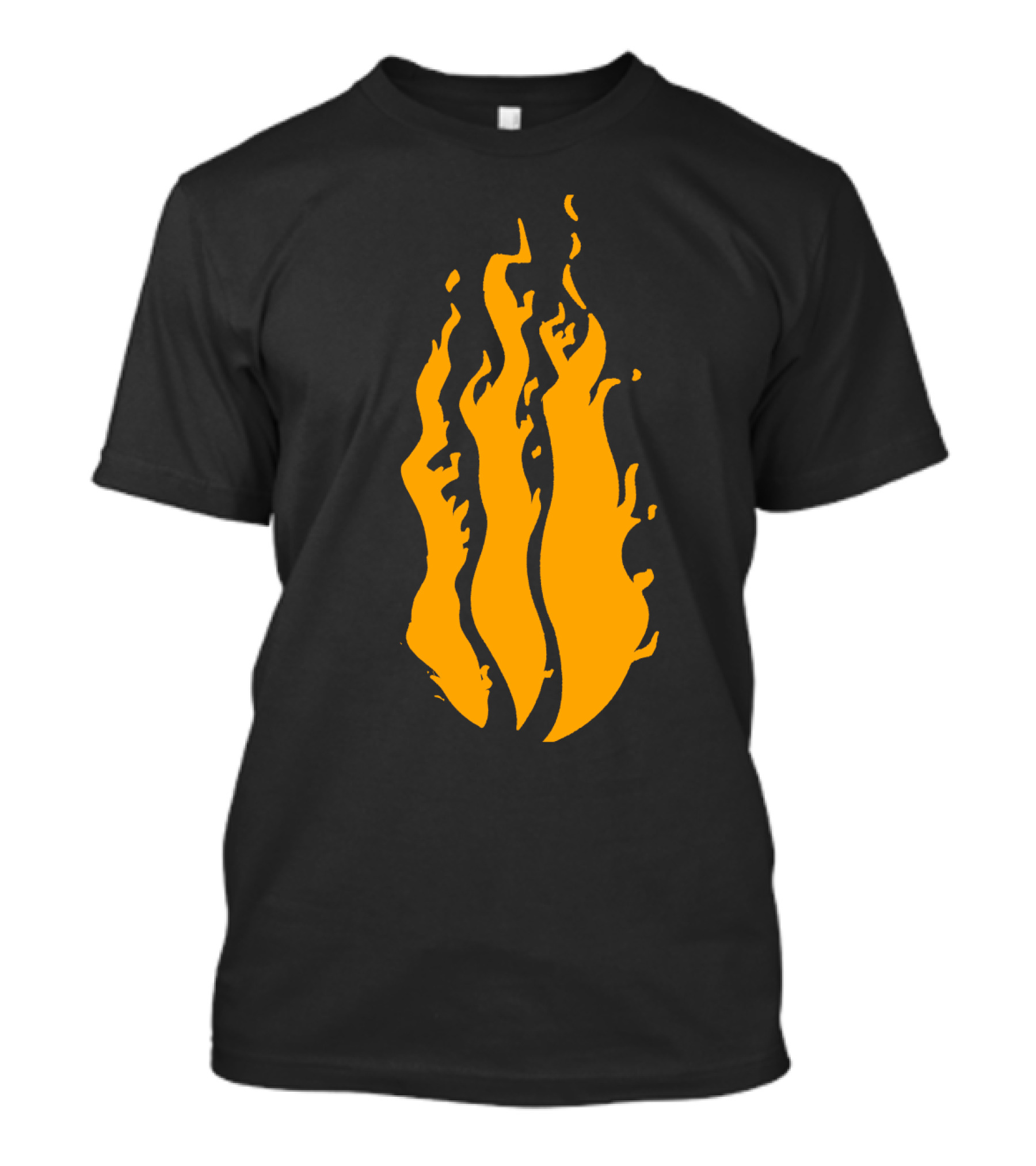 Preston Fire Logo Orange Flames T-Shirt