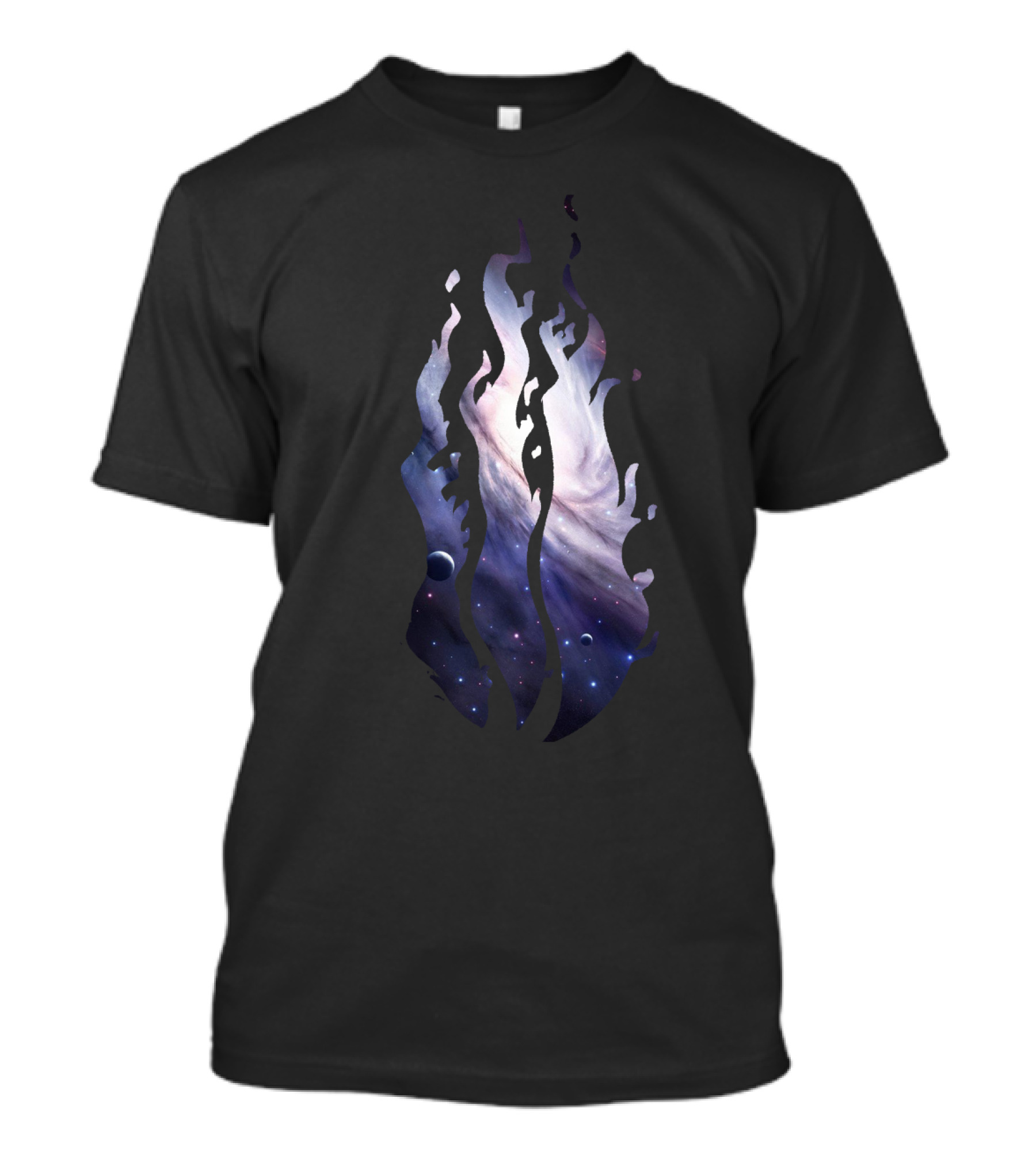 Preston Galaxy Flame Cosmic Universe T-Shirt