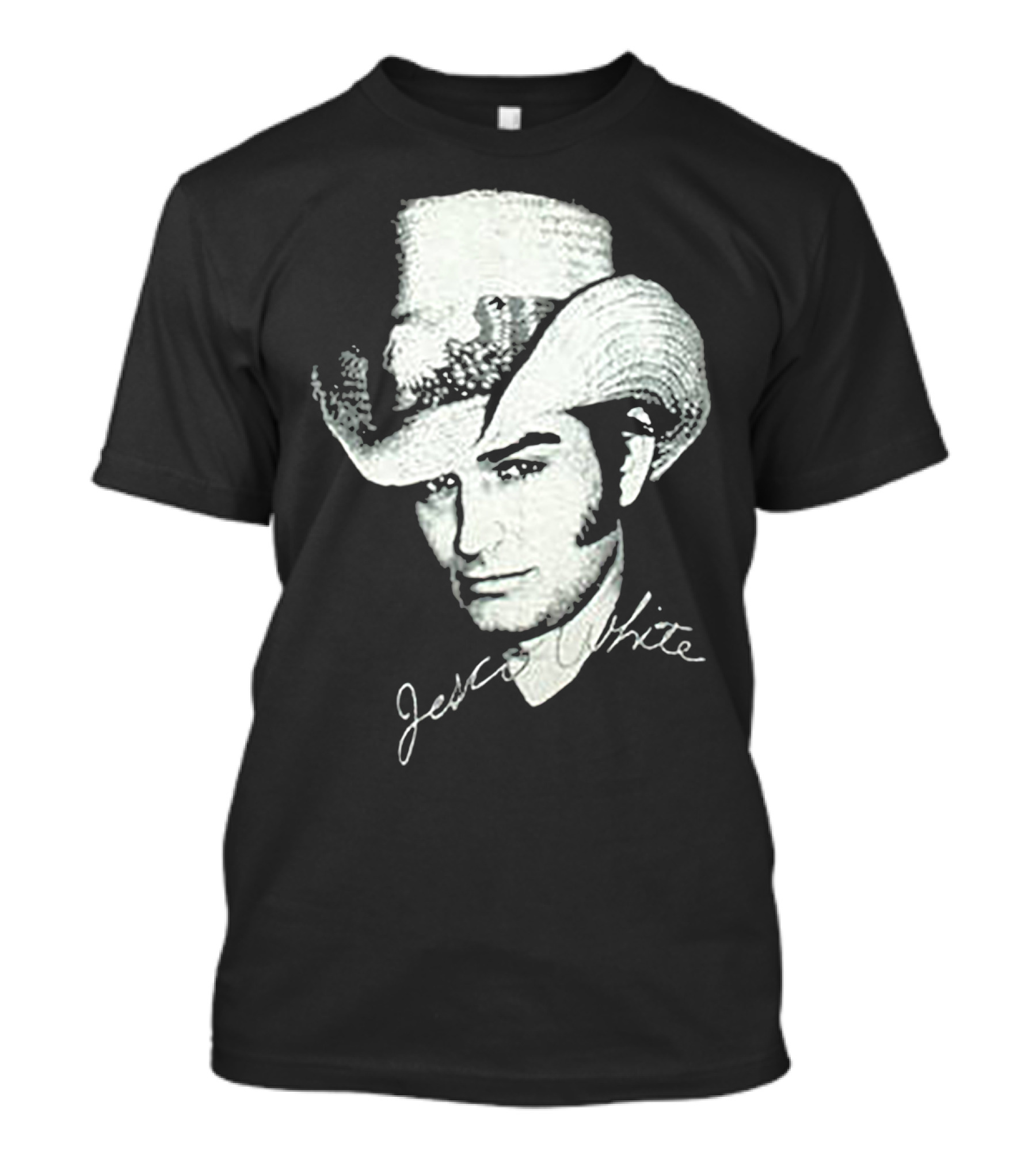 1994 Jesco White Outlaw Dancer Hat Portrait With John Ross T-Shirt