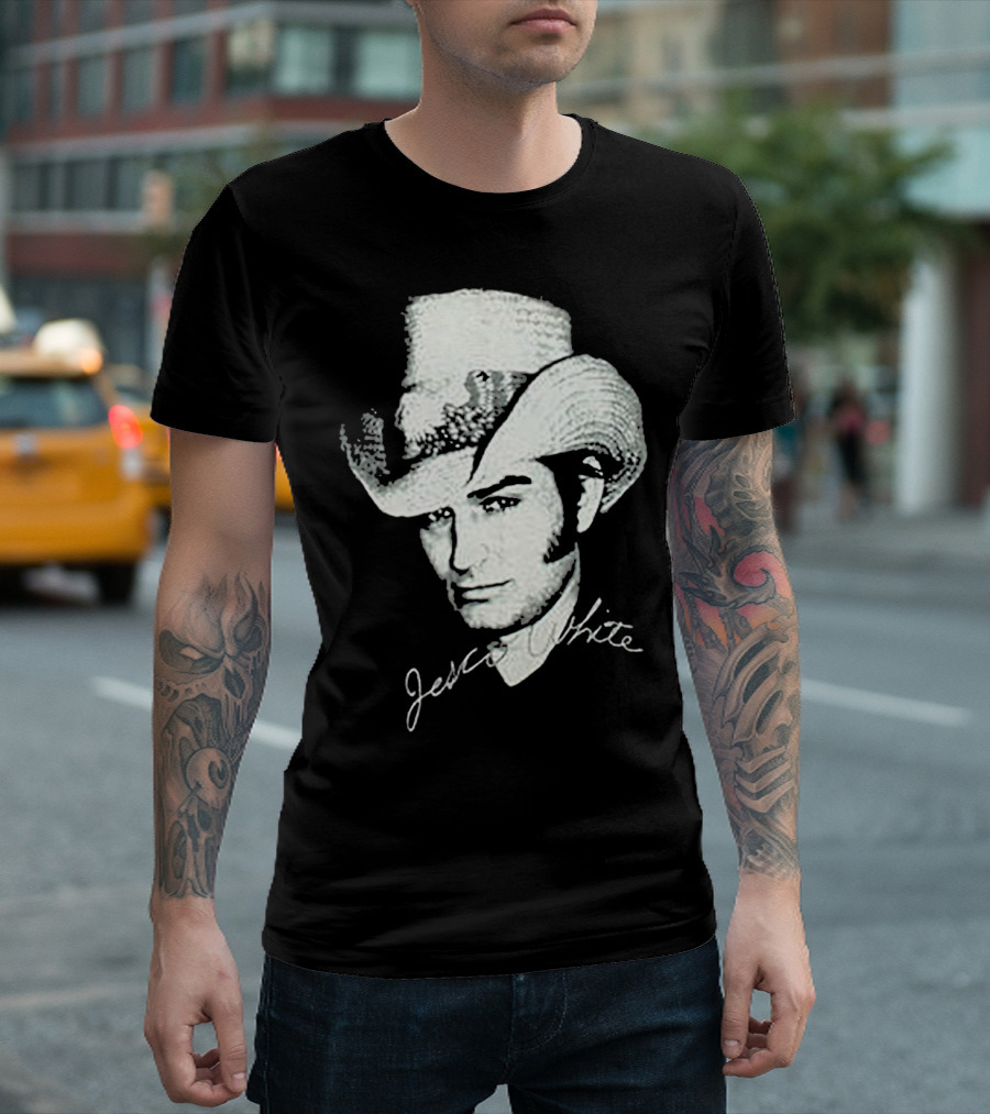1994 Jesco White Outlaw Dancer Hat Portrait With John Ross T-Shirt