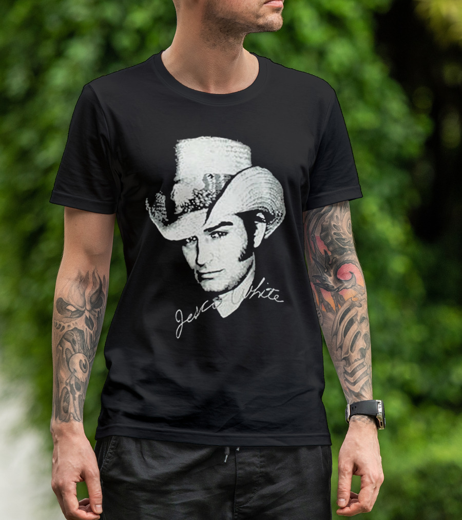 1994 Jesco White Outlaw Dancer Hat Portrait With John Ross T-Shirt