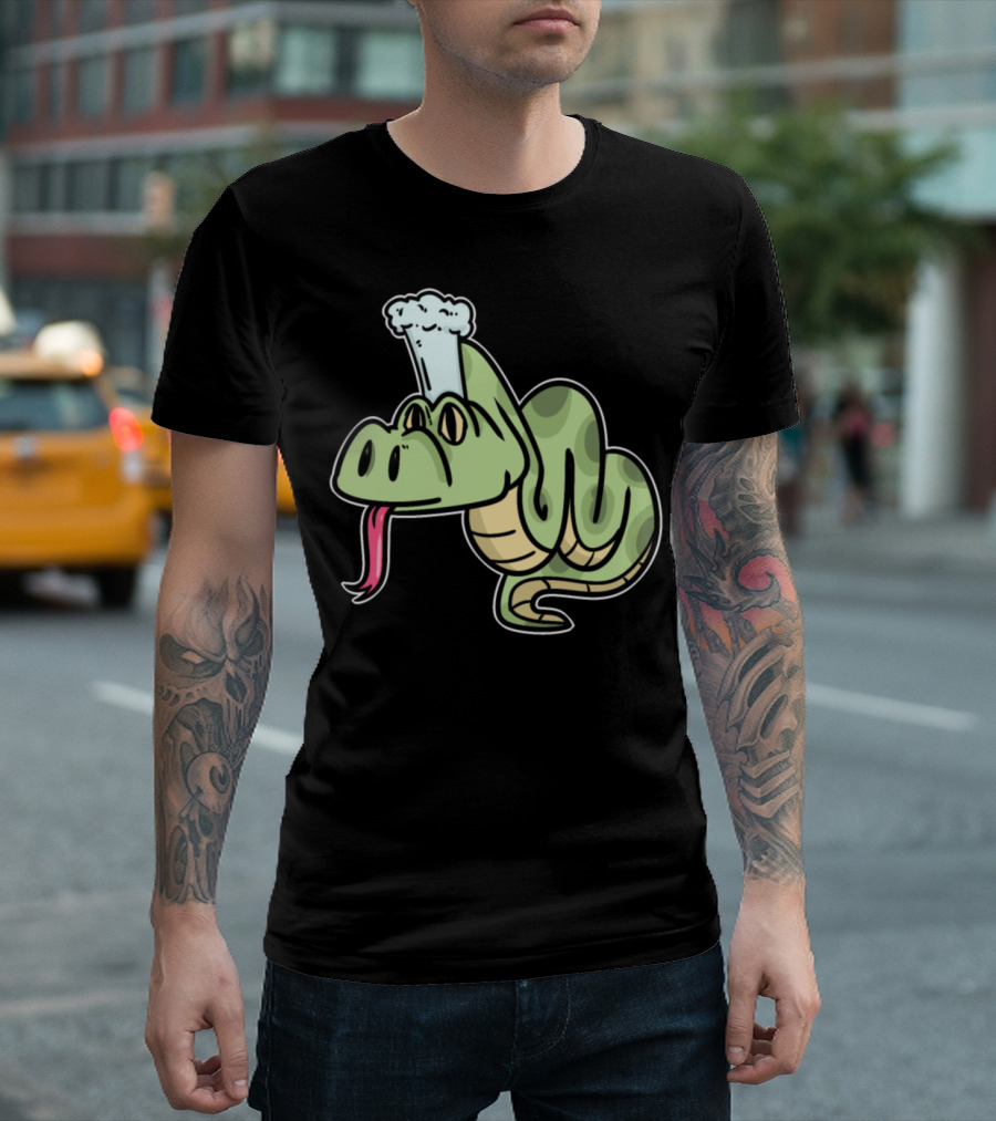 Baker Bakery Bread Confectioner Snake Chef T-Shirt