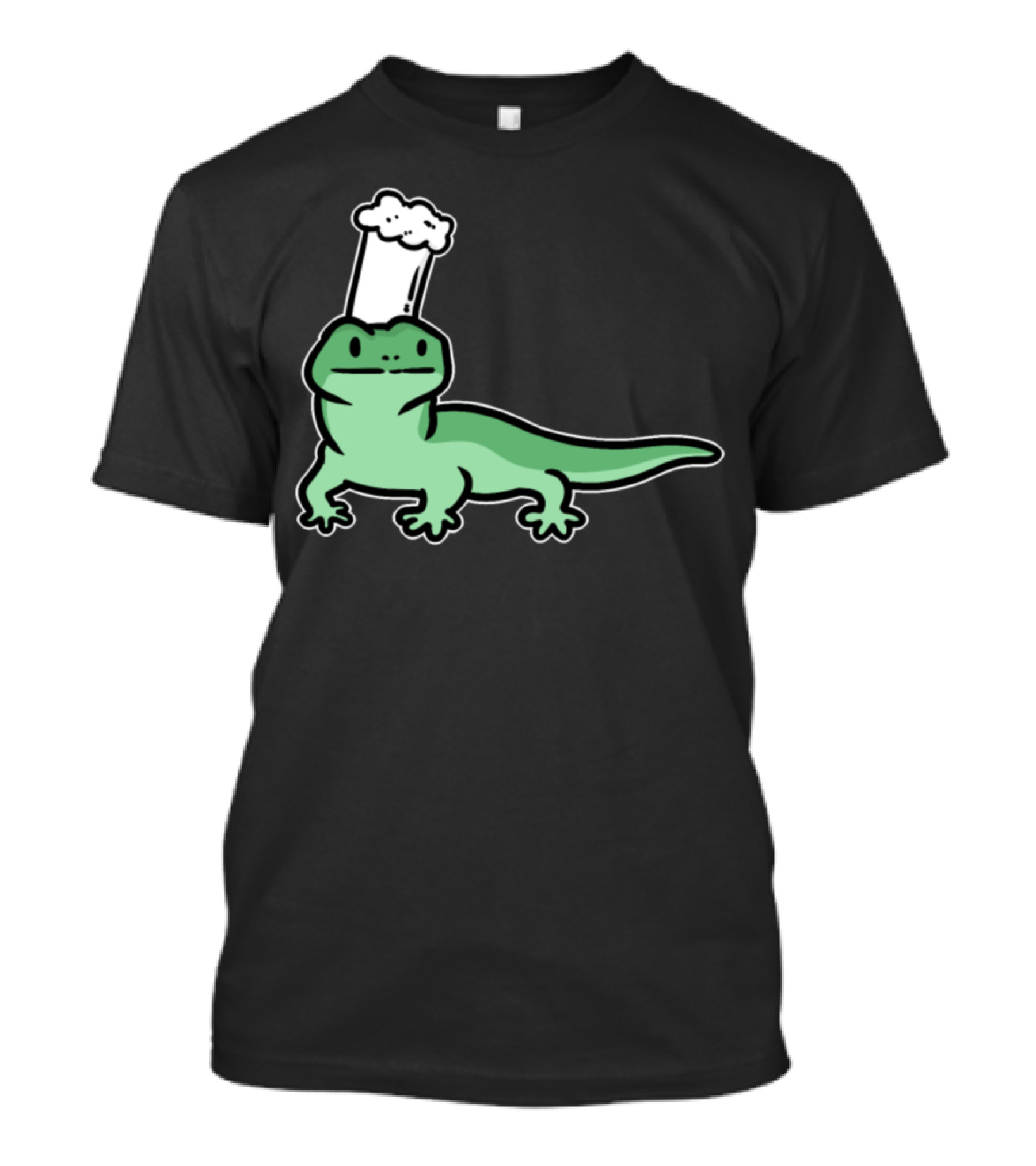 Baker Rolls Bread Confectioner Bread Lizard Chef T-Shirt