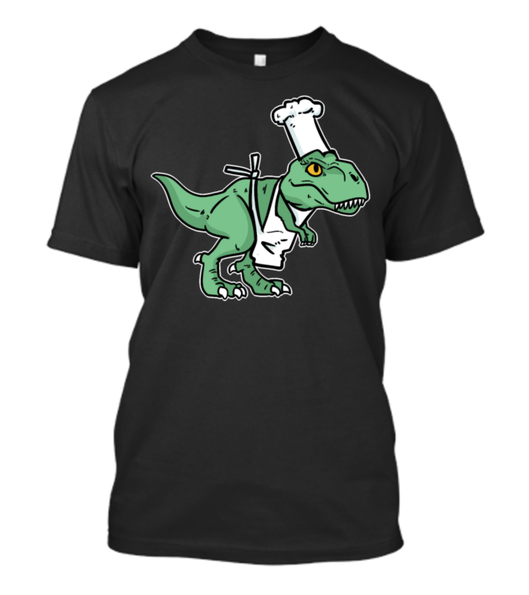 Dinosaur Chef Baker Bakery Confectioner Bread Rolls Bread T-Shirt