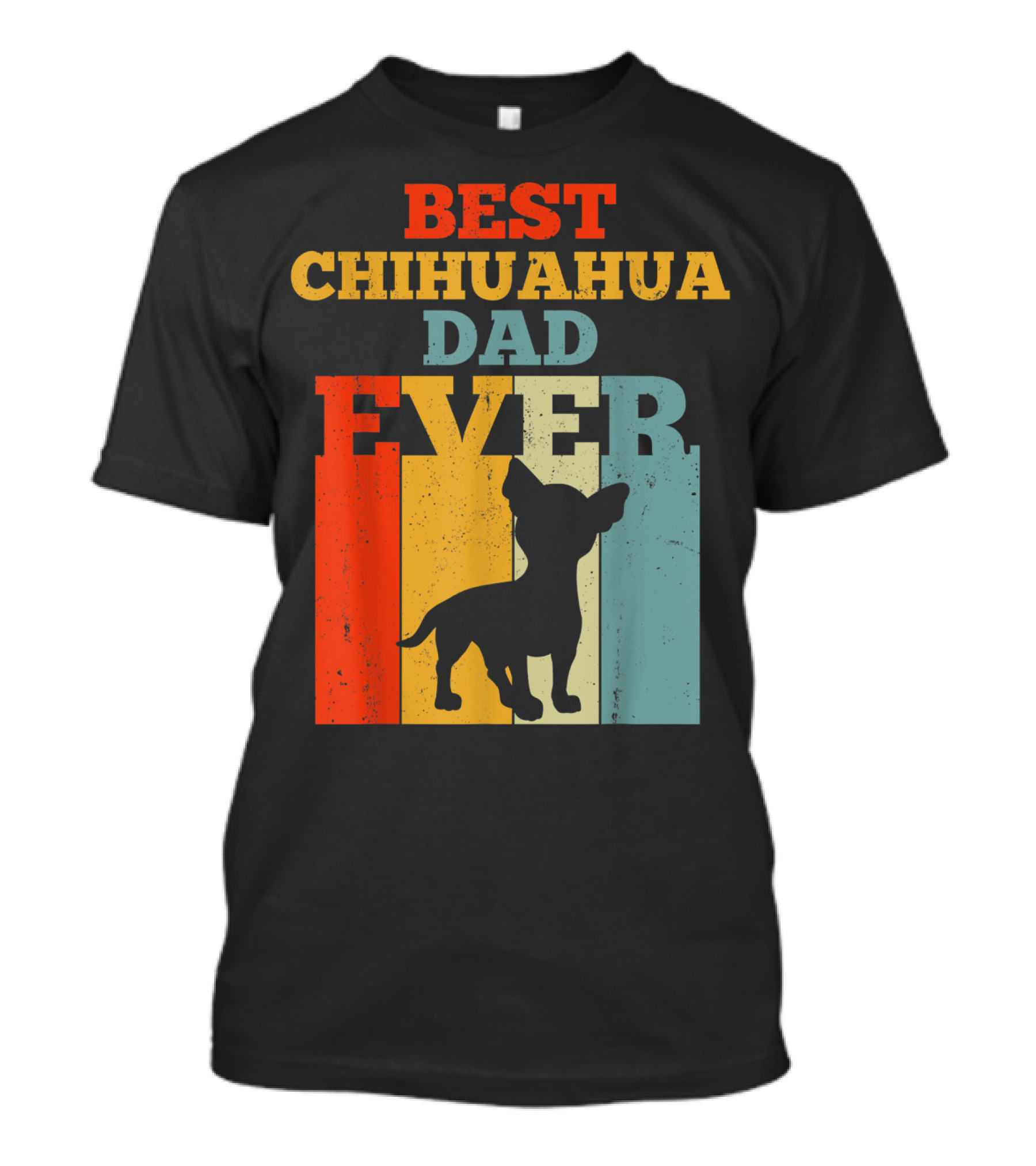 Best Chihuahua Dad Ever Vintage Retro T-Shirt