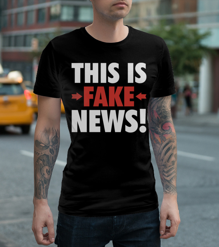 This Is Fake News Broadcasting Publishing T-Shirt