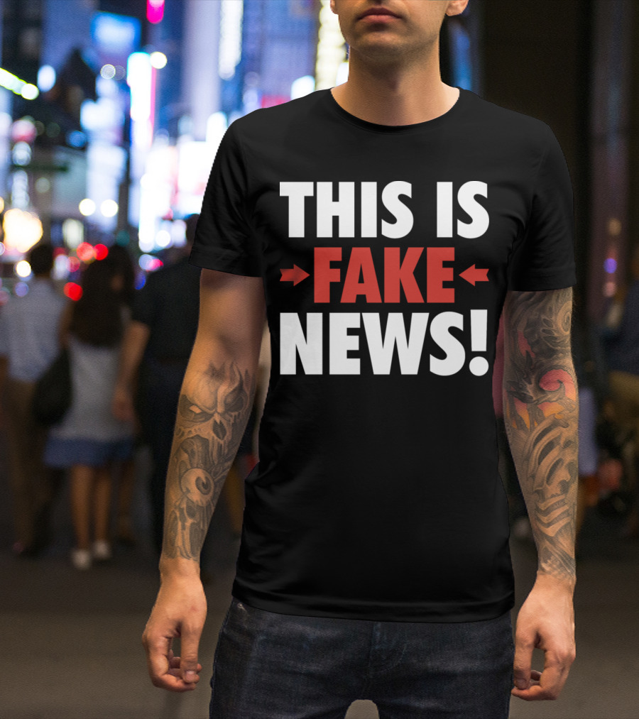 This Is Fake News Broadcasting Publishing T-Shirt
