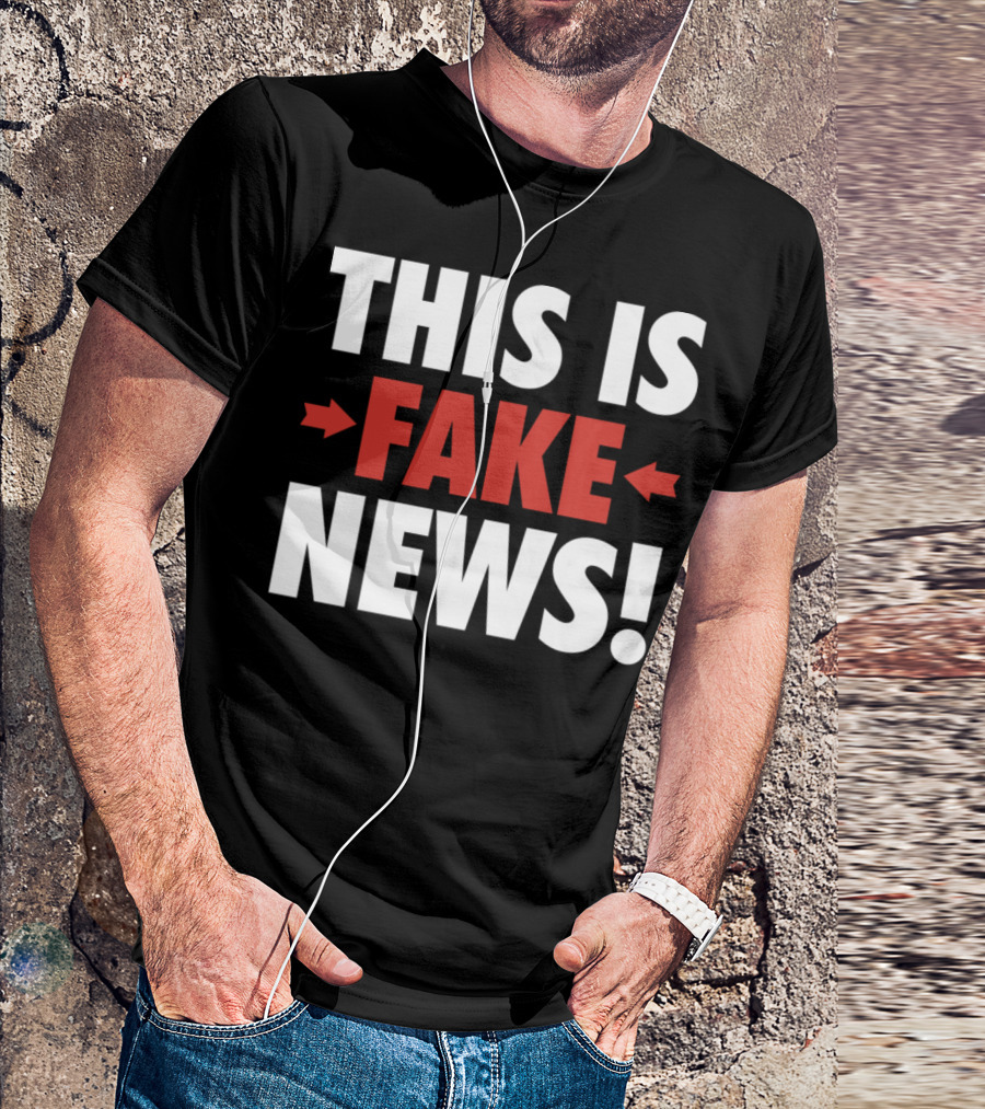 This Is Fake News Broadcasting Publishing T-Shirt