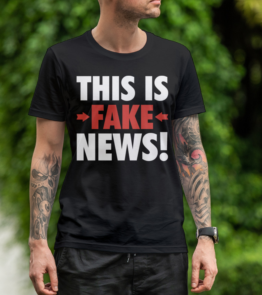 This Is Fake News Broadcasting Publishing T-Shirt