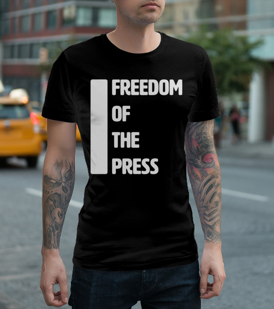 Freedom of the Press Censorship News Newspaper T-Shirt