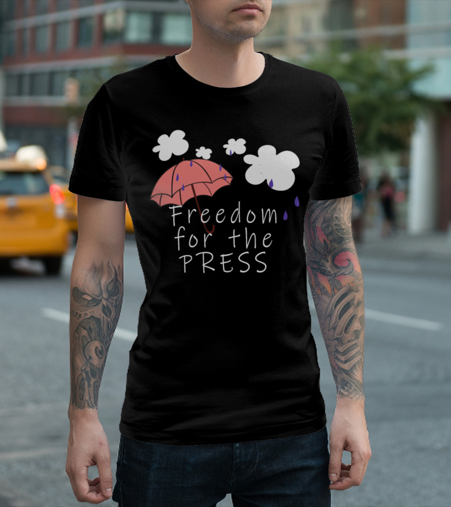 Freedom For The Press Umbrella T-Shirt