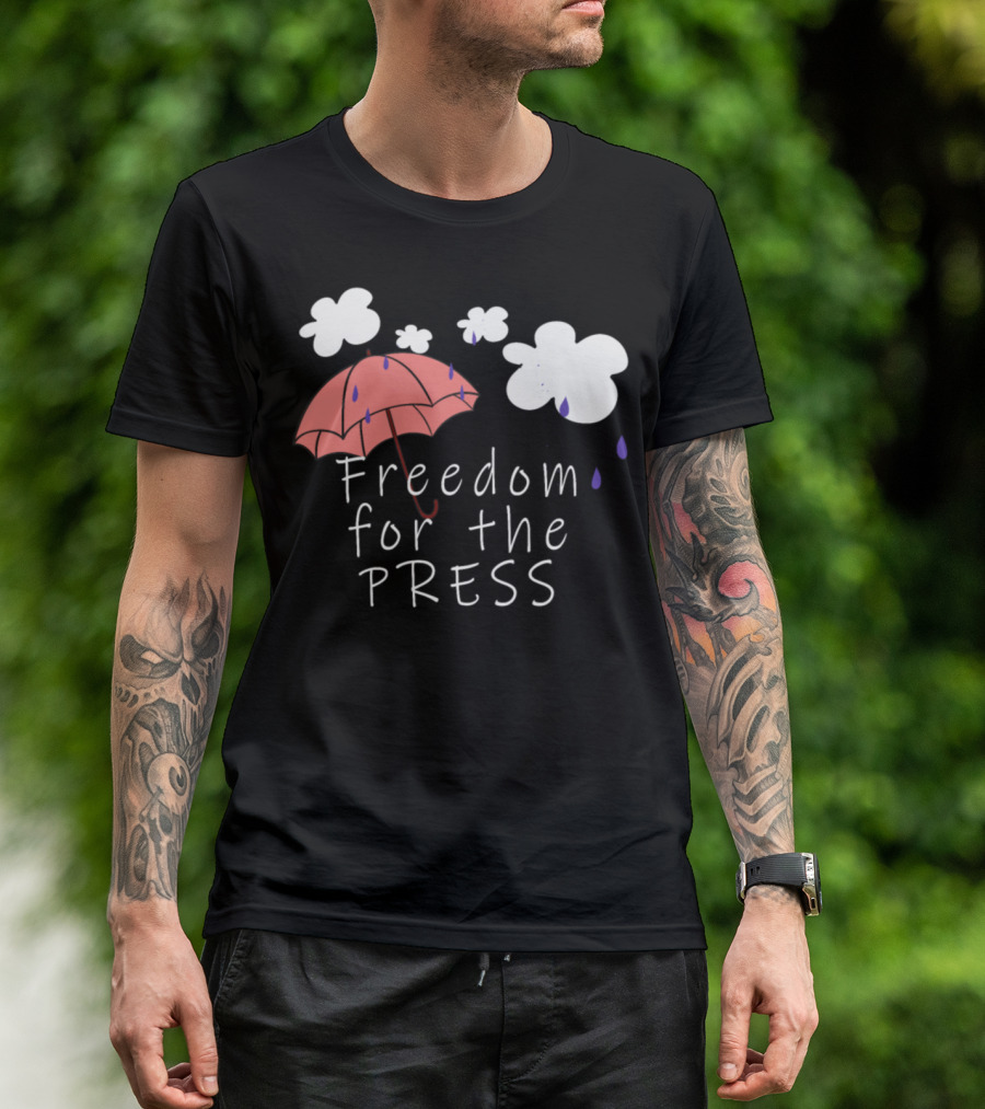 Freedom For The Press Umbrella T-Shirt