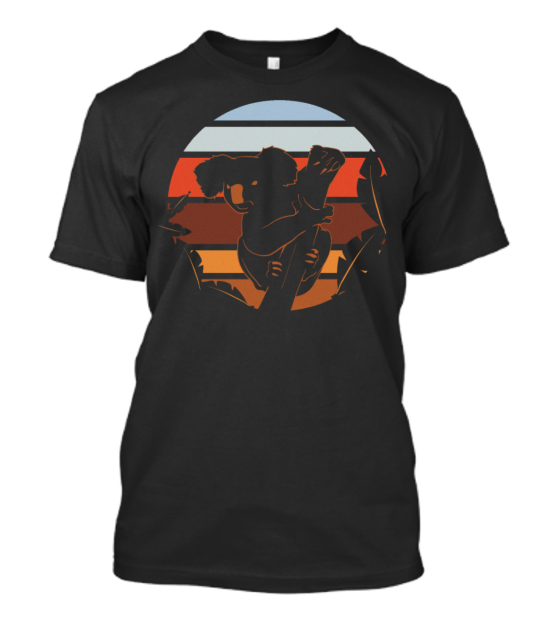 Koala Bear Vintage Retro Sunset T-Shirt