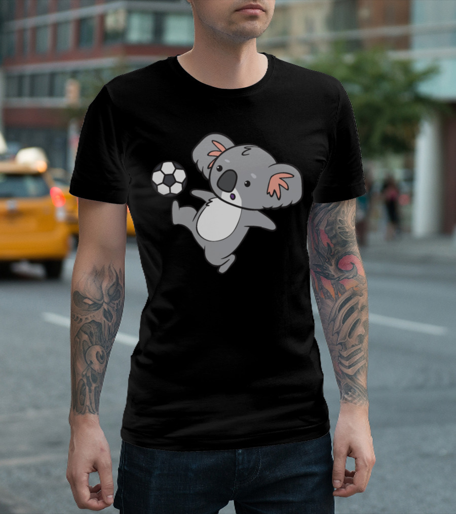 Koala Kicking Soccer Ball T-Shirt