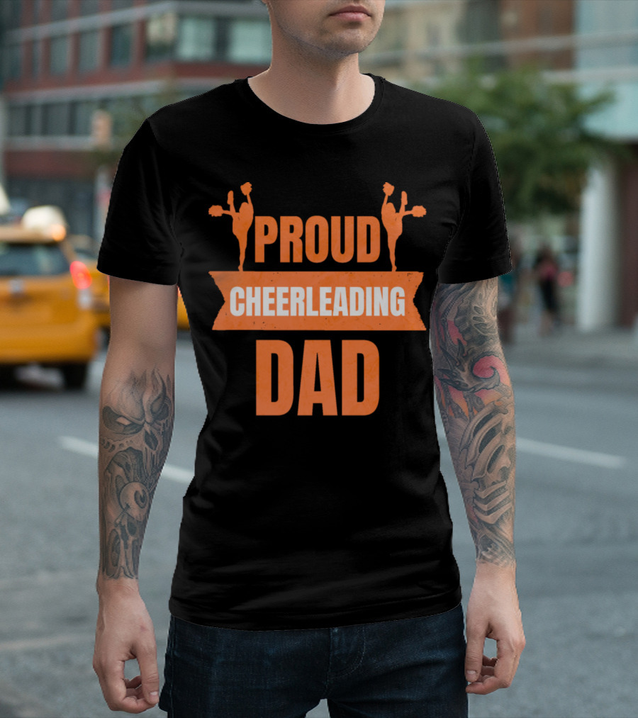 Proud Cheerleading Dad T-Shirt