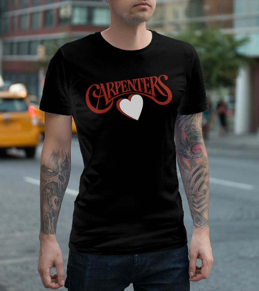 Carpenters Heart 70s Classic Pop Duo Karen T-Shirt