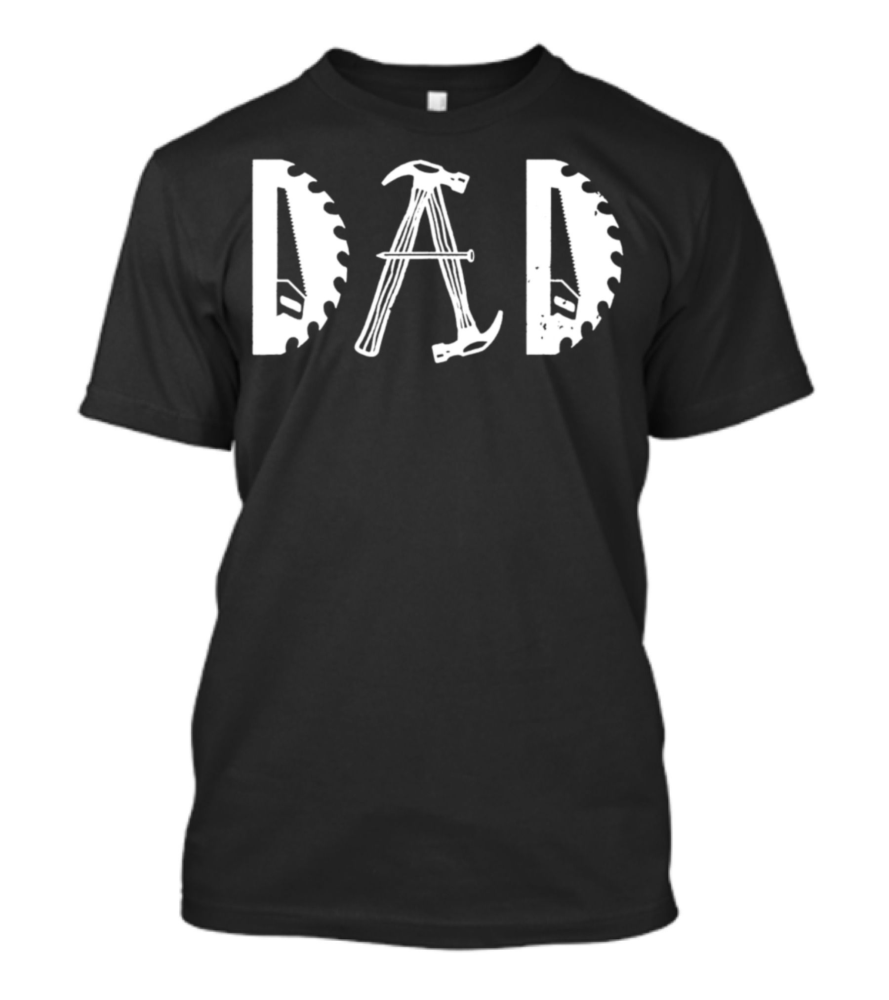Dad Tools Carpenter Saw Hammer Fun T-Shirt