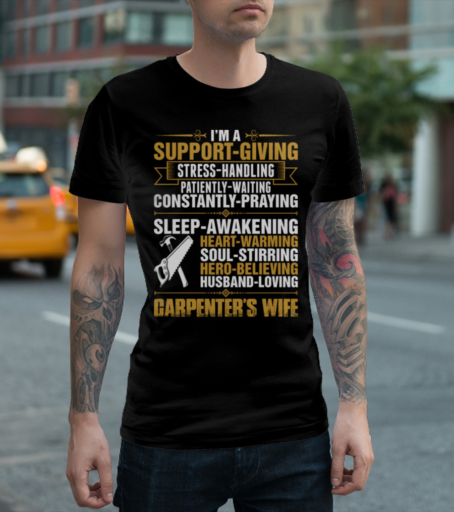 I'm a Support-Giving Stress-Handling Patiently-Waiting Constantly-Praying Sleep-Awakening Heart-Warming Soul-Stirring Hero-Believing Husband-Loving Ca