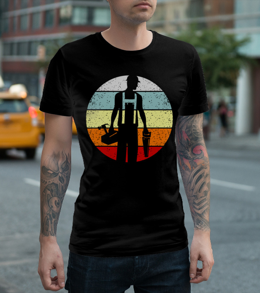 Carpenter Craftsman Vintage Construction T-Shirt