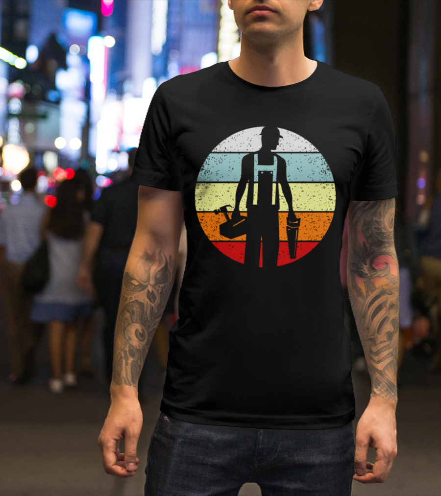 Carpenter Craftsman Vintage Construction T-Shirt