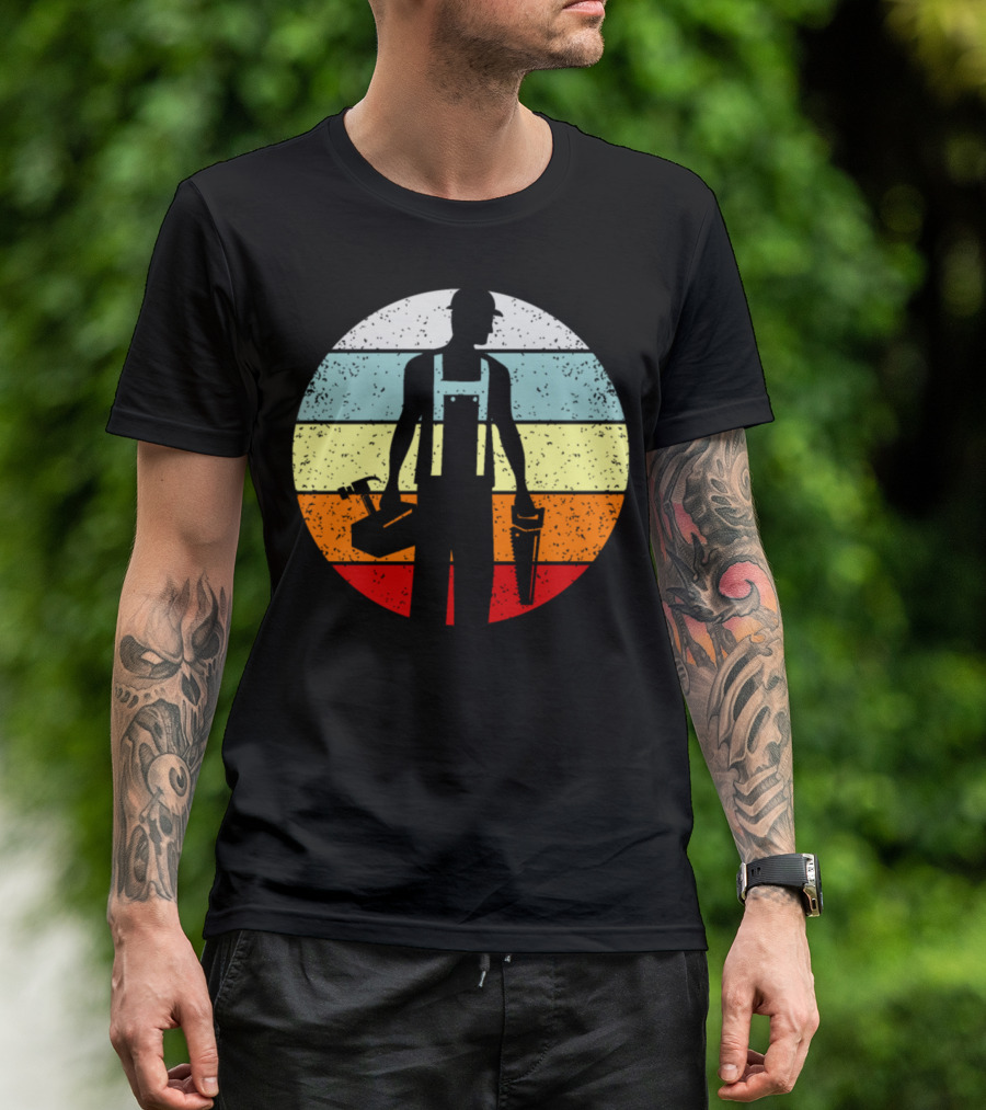 Carpenter Craftsman Vintage Construction T-Shirt