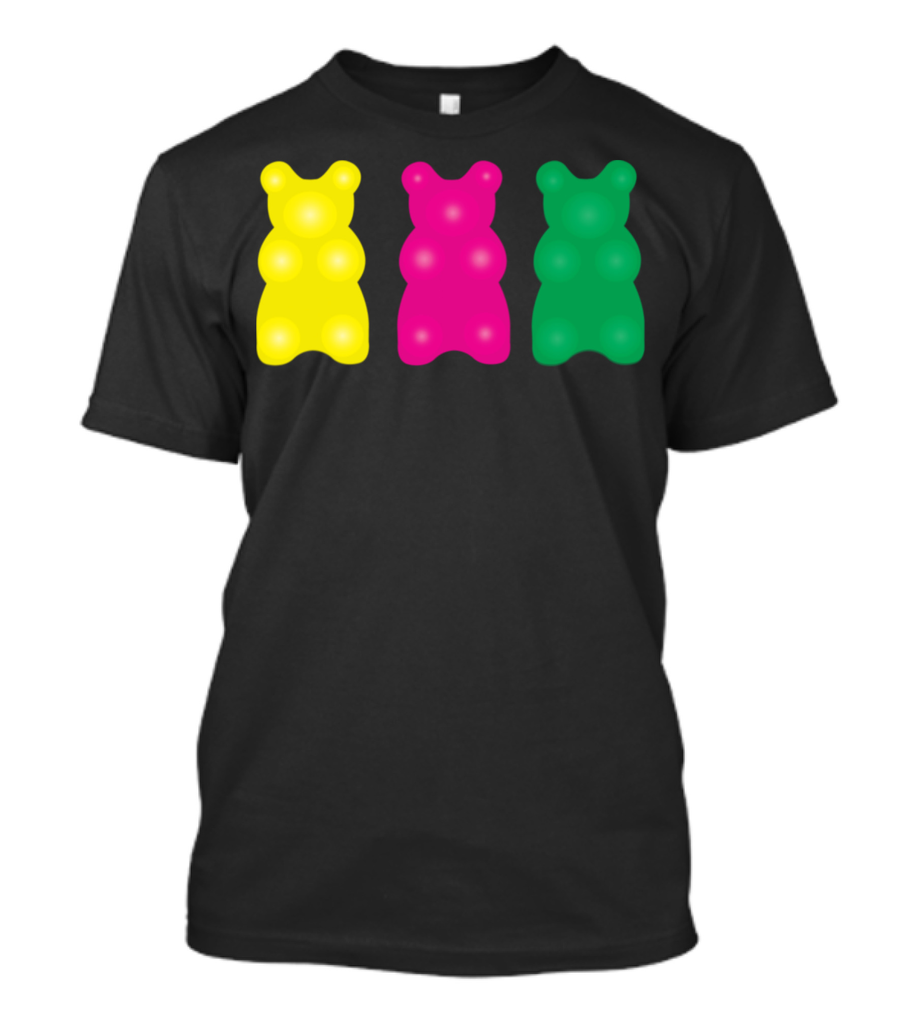3 Colorful Gummy Bears T-Shirt