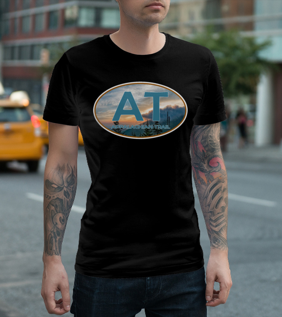 AT Appalachian Trail Scenic Nature Vista T-Shirt