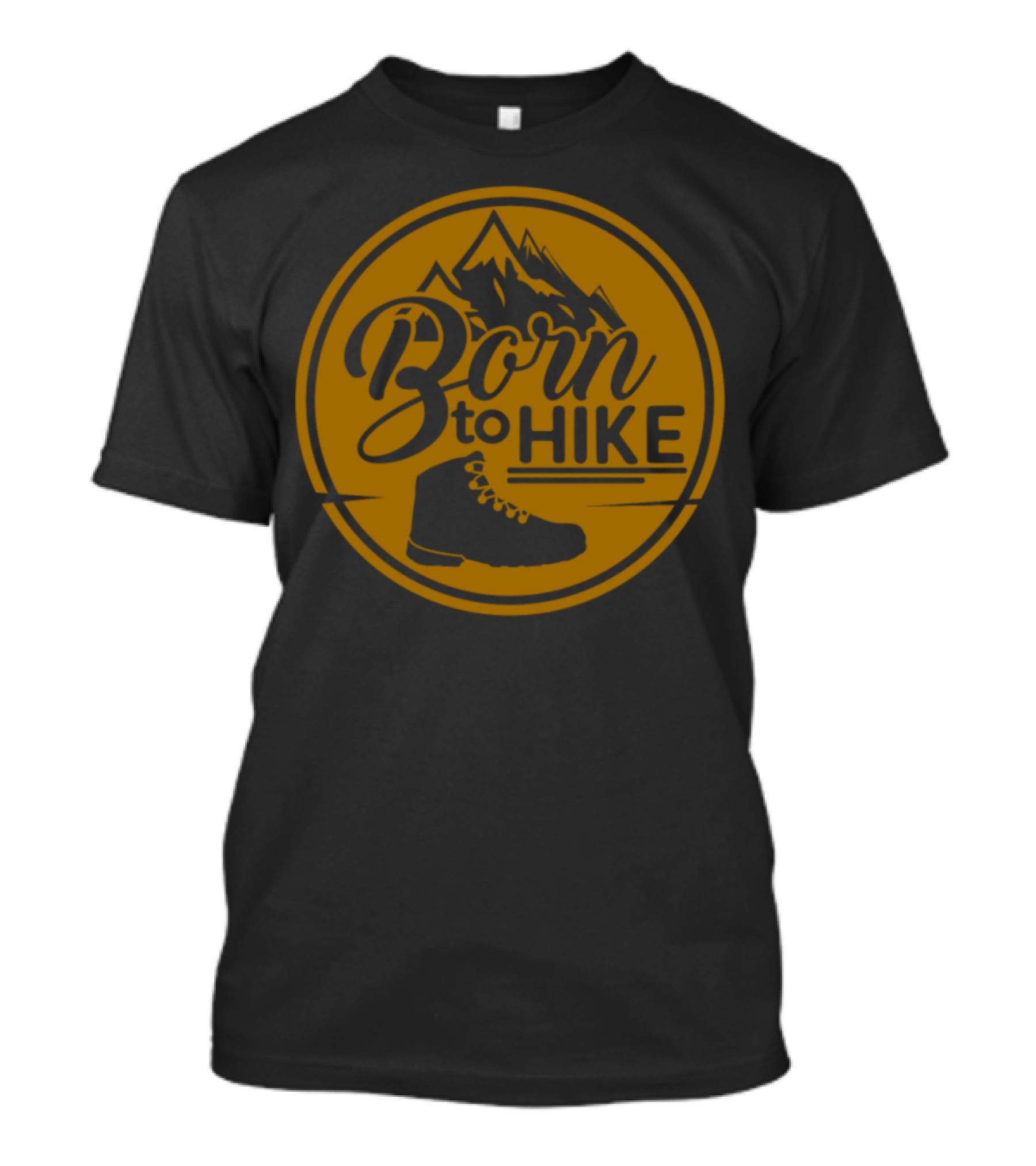 Born To Hike Mountain Adventure Boot T-Shirt