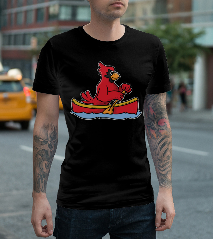 Cardinal Canoe Kayak Paddling T-Shirt