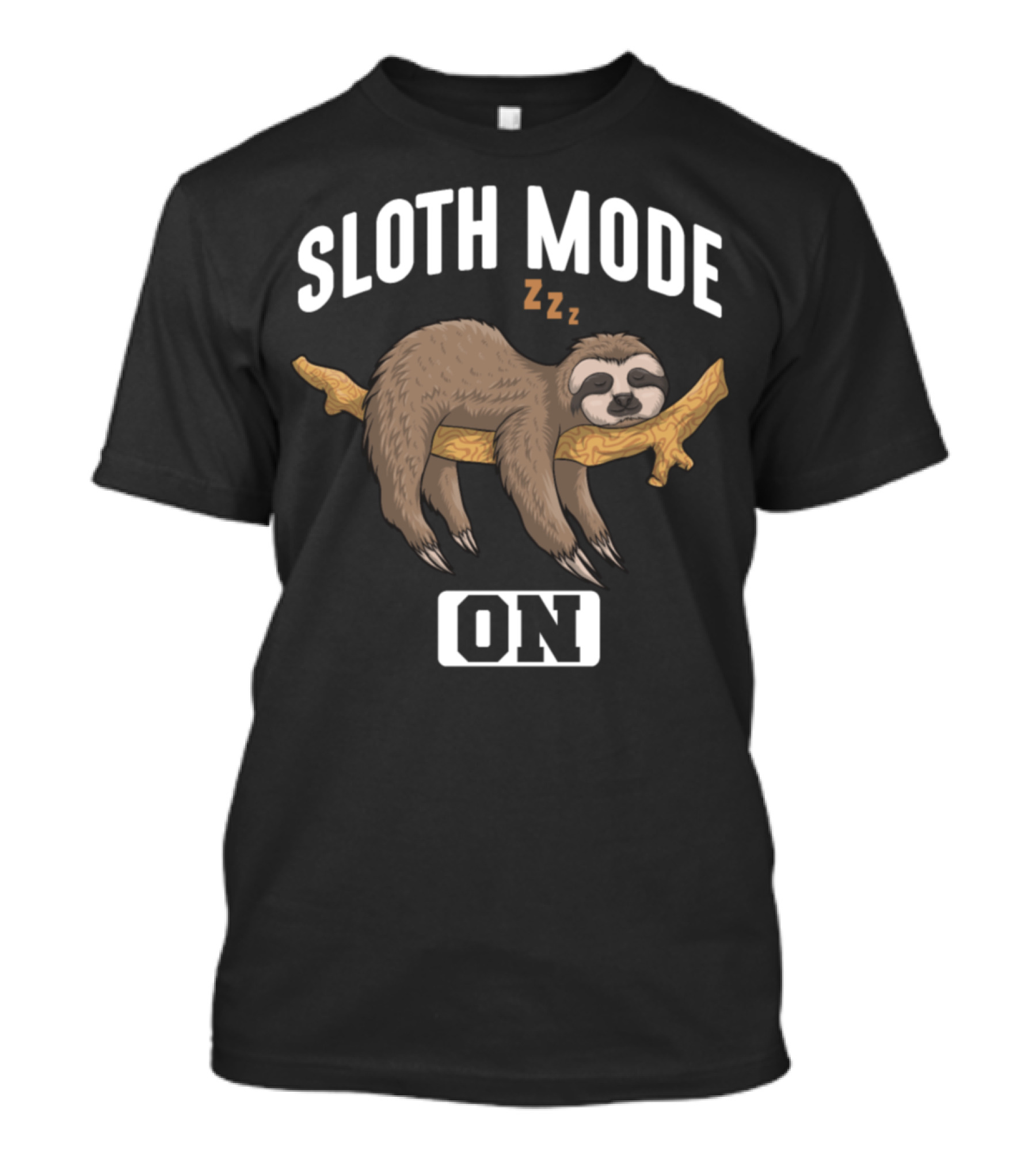 Sloth Mode On Zzz Lazy Relaxing Animal Slow Chill T-Shirt