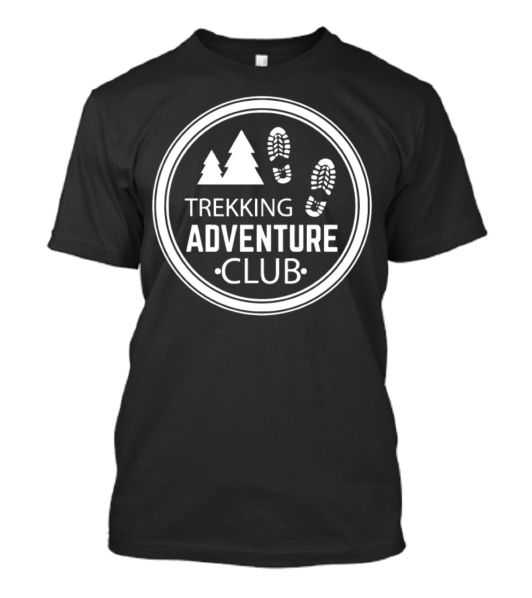 Trekking Adventure Club Mountain Footprints Badge T-Shirt