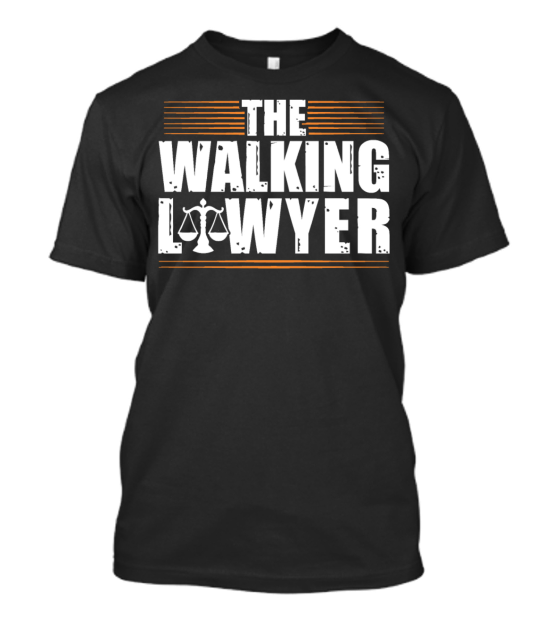 The Walking Lawyer Justice Scales T-Shirt