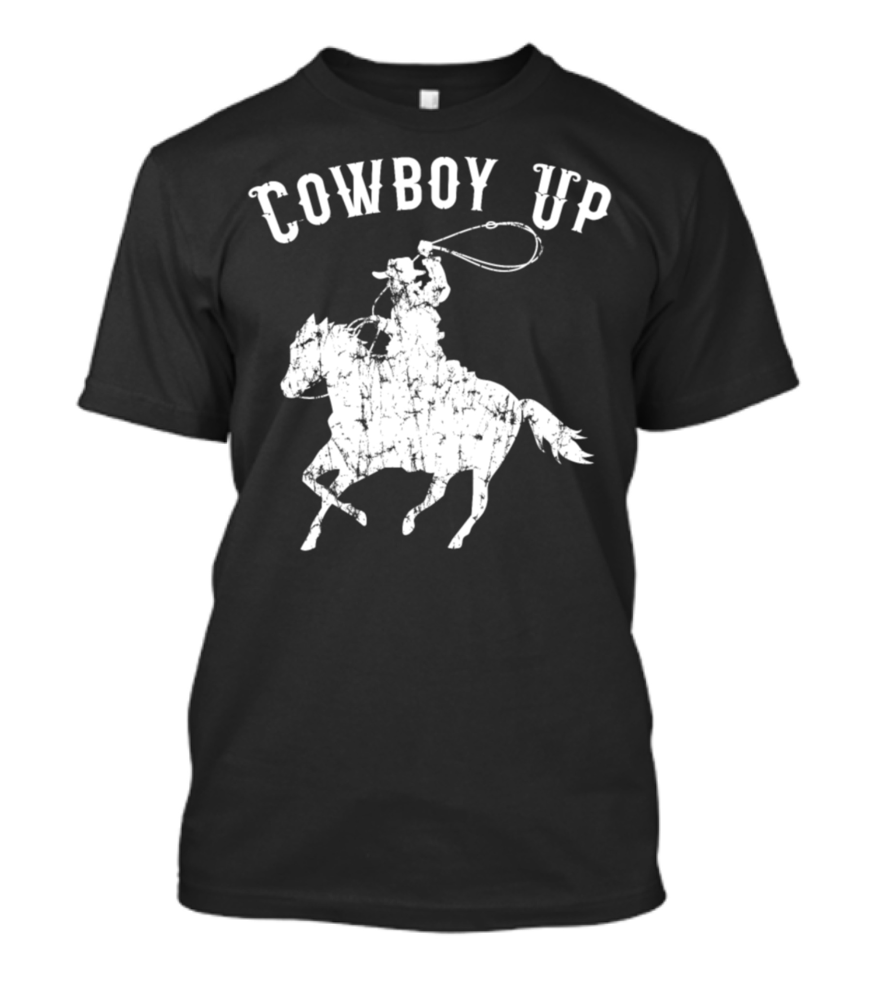 Cowboy Up Horse Lasso Rider T-Shirt