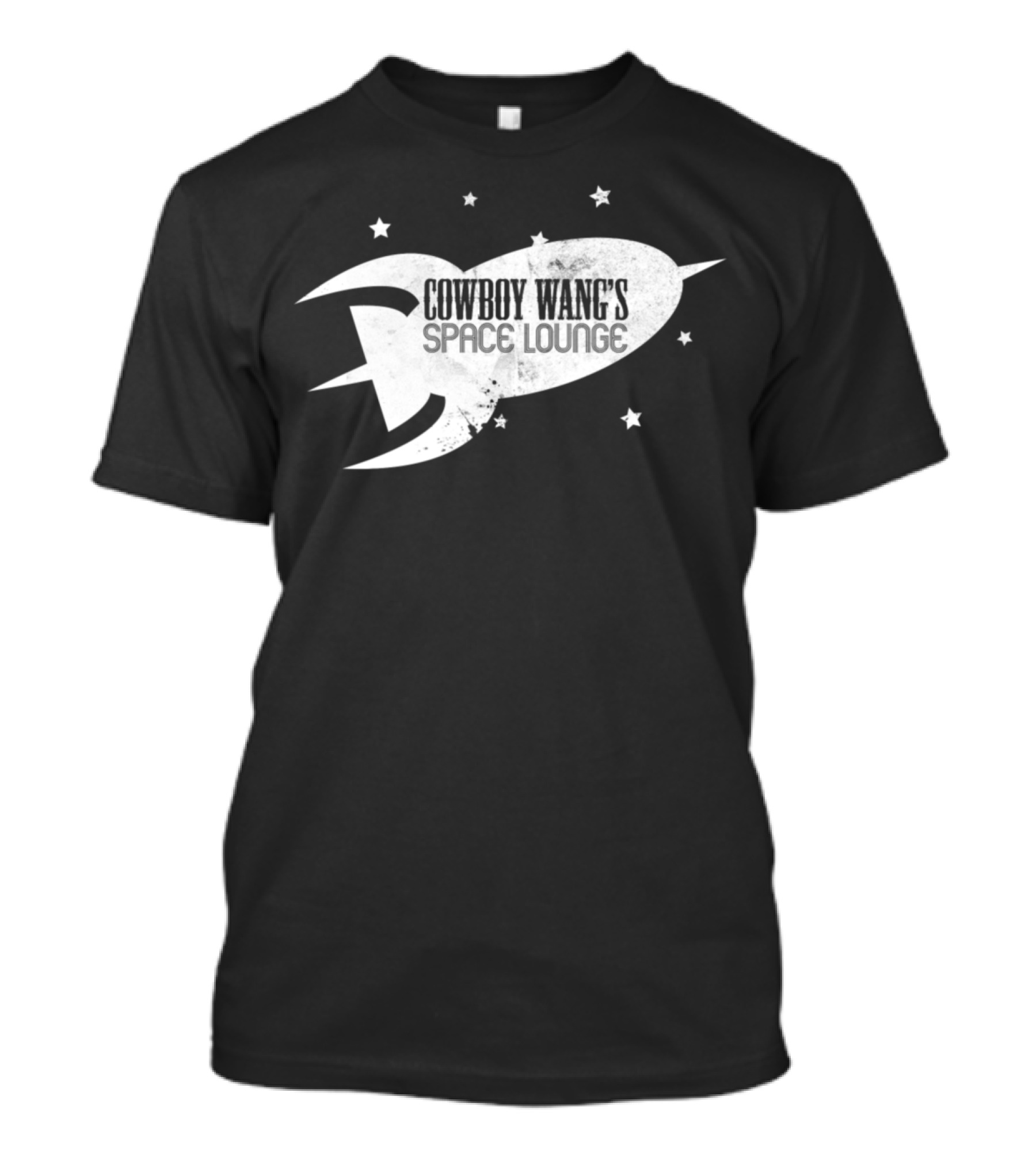 Cowboy Wang's Space Lounge Rocket And Stars T-Shirt