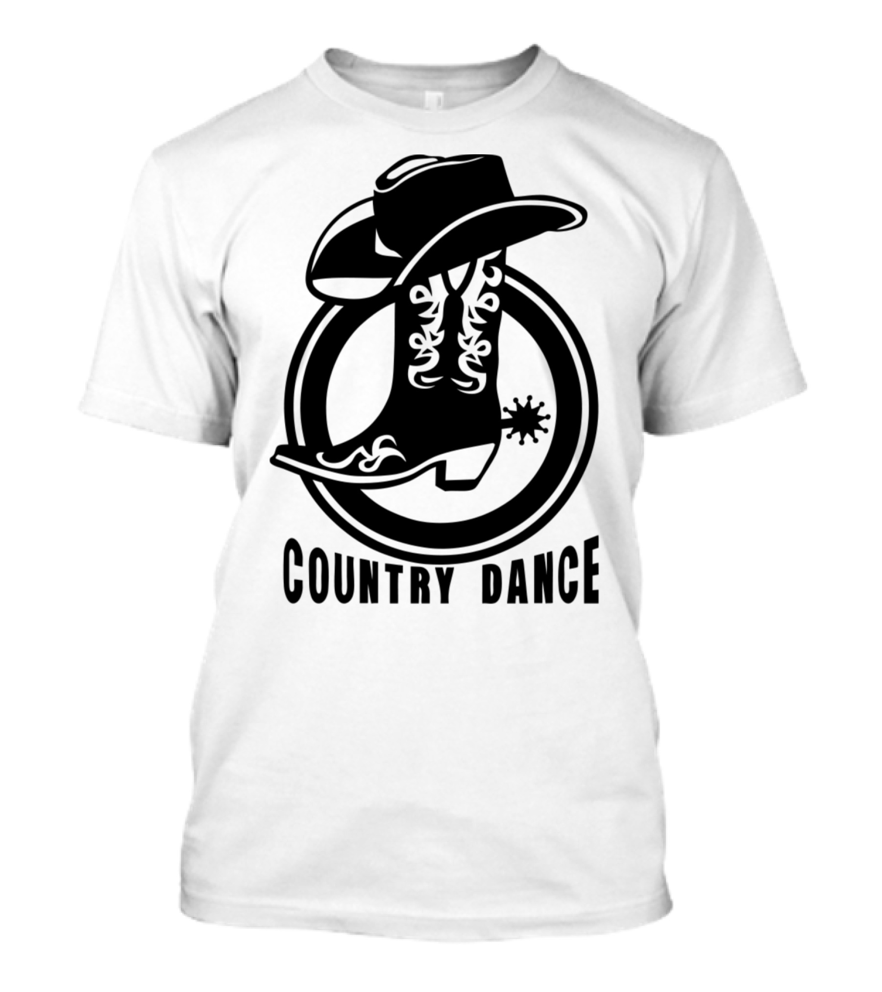 Cowboys Country Dance Boot Hat Iconic T-Shirt