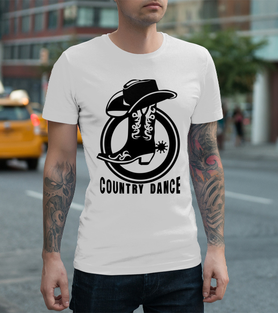 Cowboys Country Dance Boot Hat Iconic T-Shirt