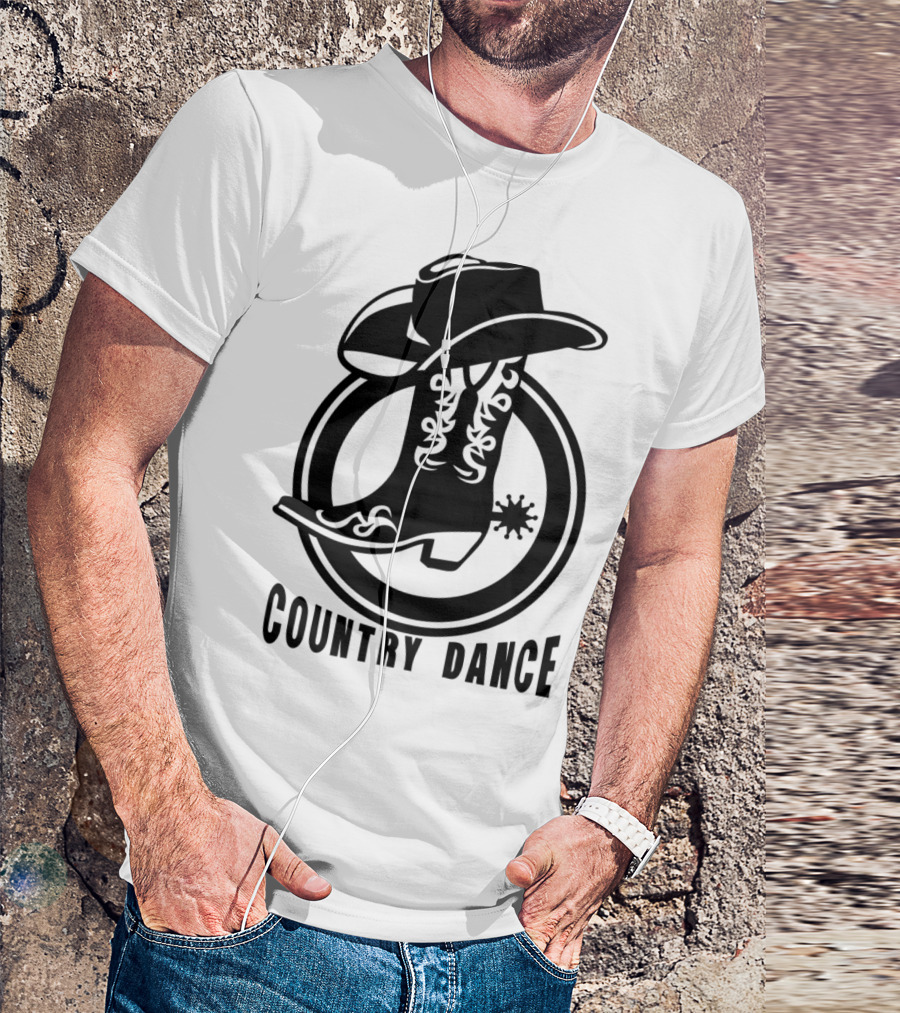 Cowboys Country Dance Boot Hat Iconic T-Shirt