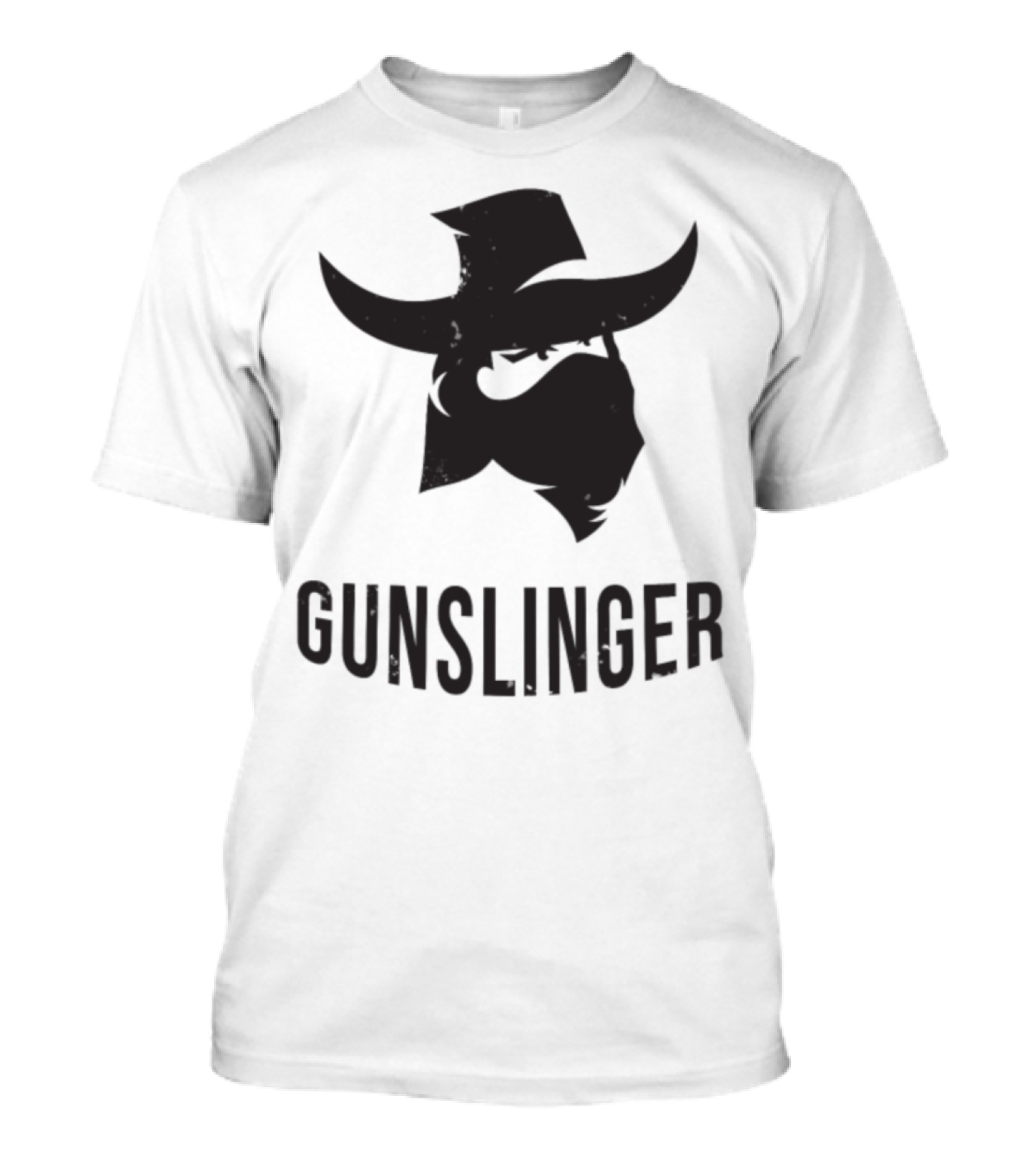 Cowboy Gunslinger Mysterious Western T-Shirt