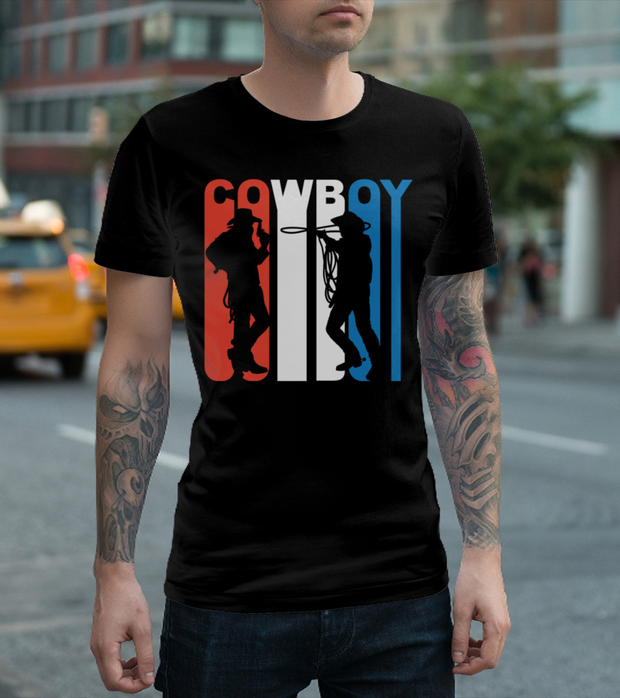 Cowboy Red White and Blue T-Shirt