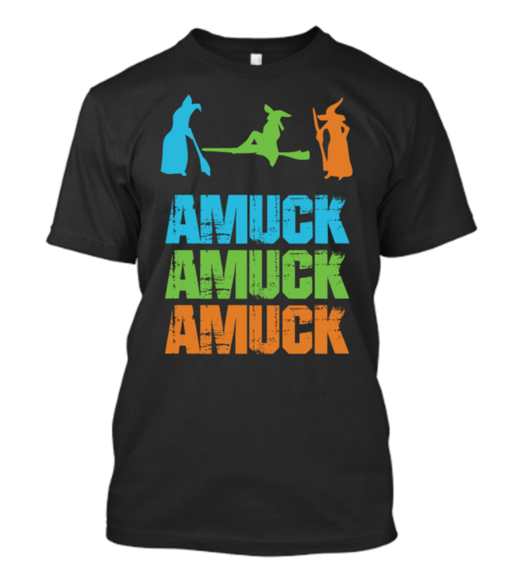 Amuck Amuck Amuck Witches Halloween Party Icons T-Shirt