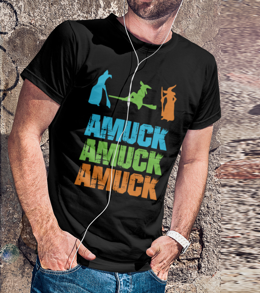 Amuck Amuck Amuck Witches Halloween Party Icons T-Shirt