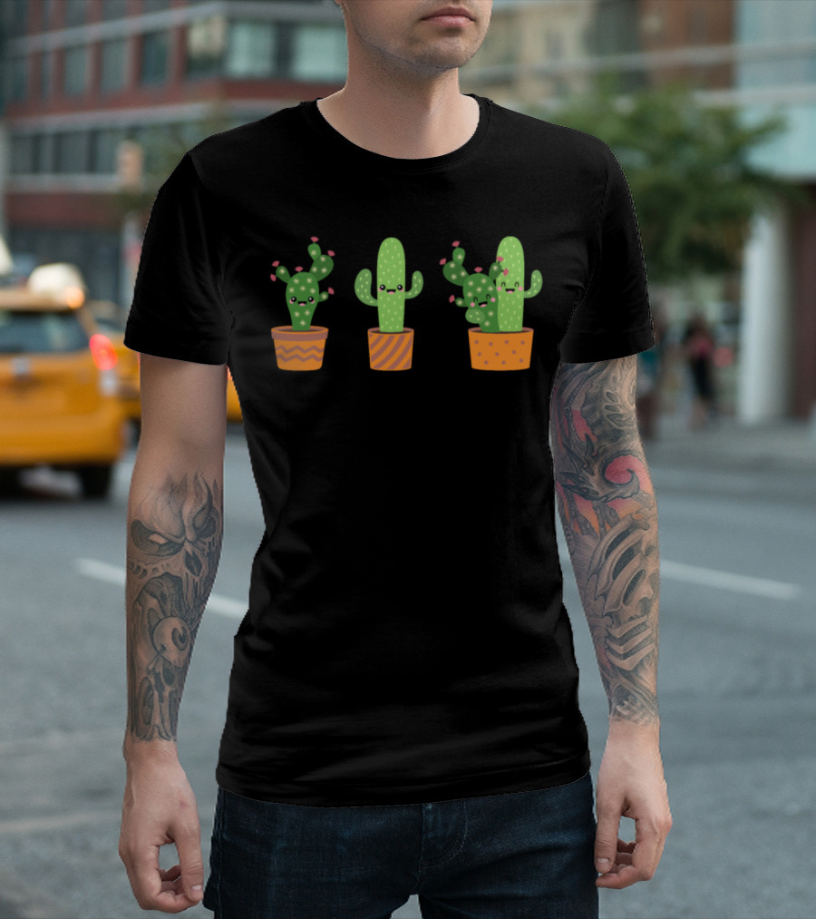Cactyou Cacti Equals Cactus Cute Valentine's Day T-Shirt