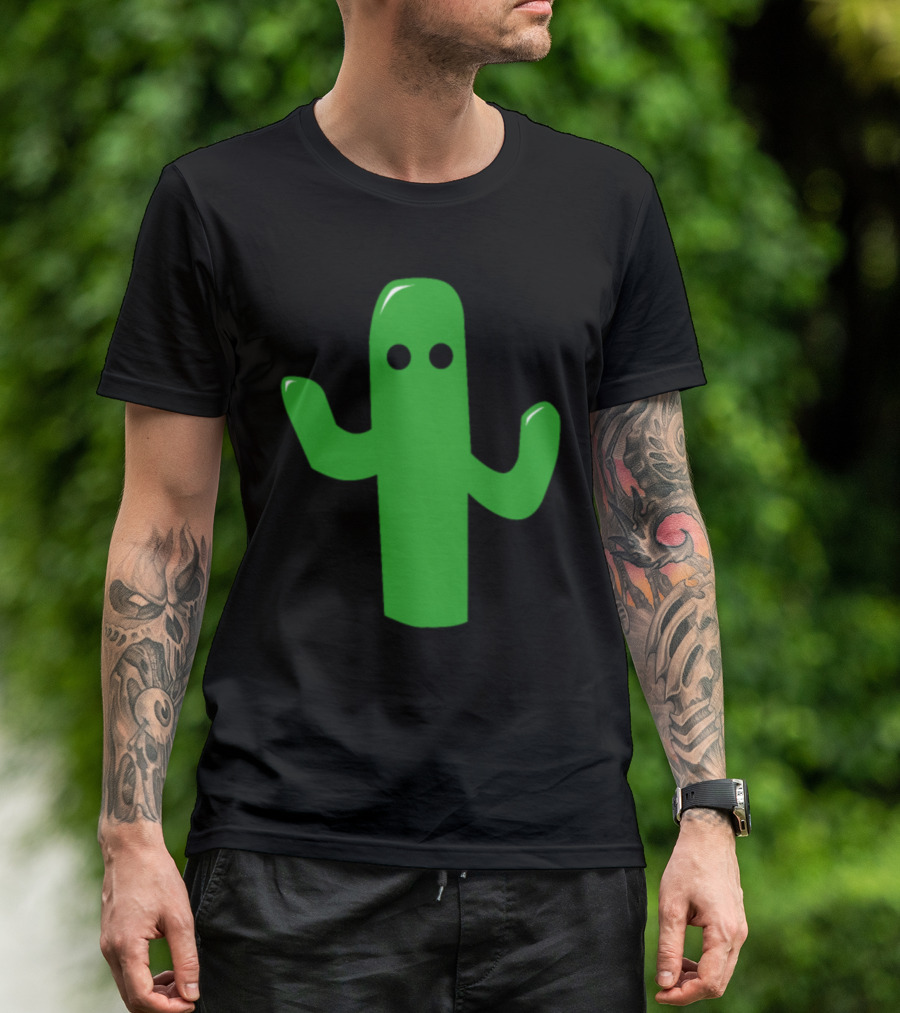 Cute Green Cactus Lover T-Shirt