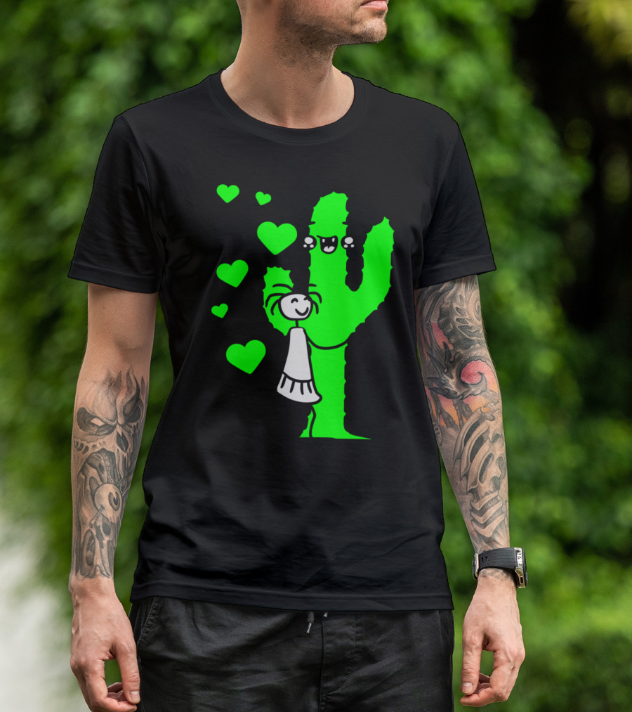 Hug Hug Hugs Cactus Hugz Cute Girls Women Sweet Hearts T-Shirt