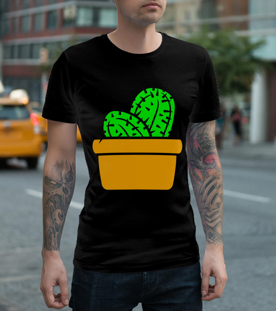 Kakten Small Cute Sweet Cactus Flower Pot Cup T-Shirt