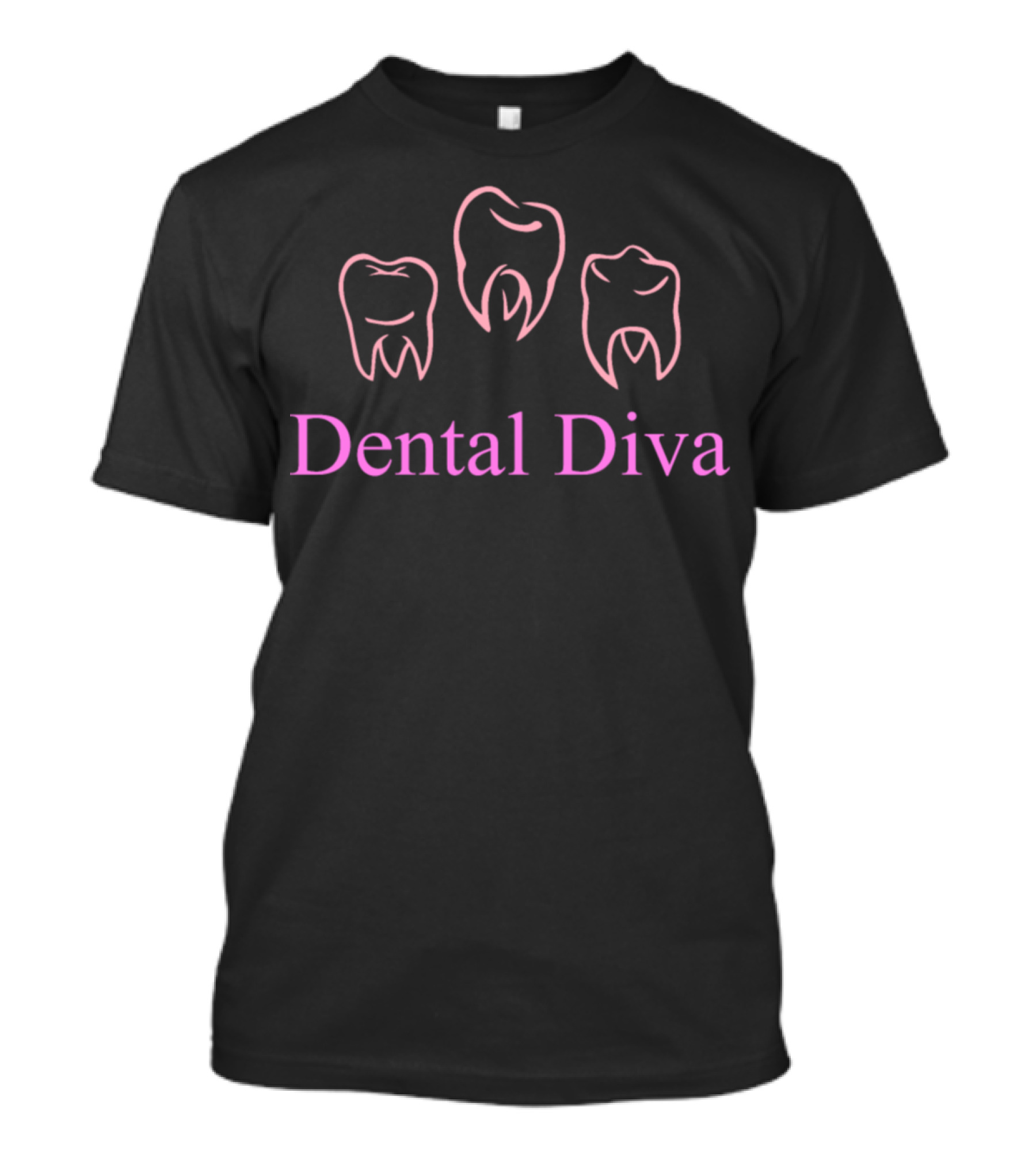 Dental Diva Dentist Girl Tooth T-Shirt