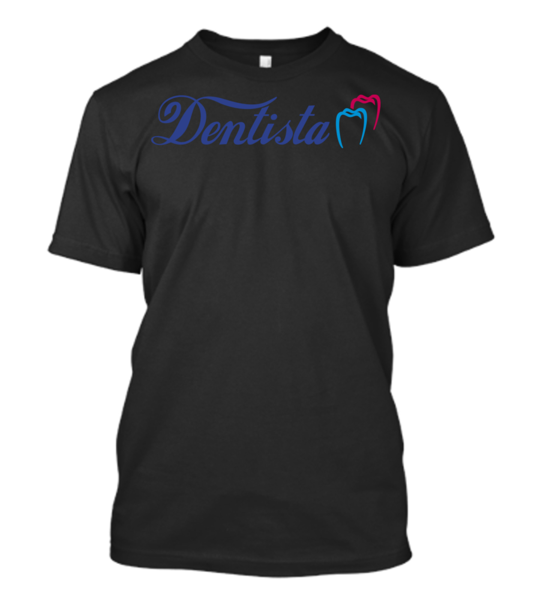 Dentista Dual Color Tooth Outline T-Shirt