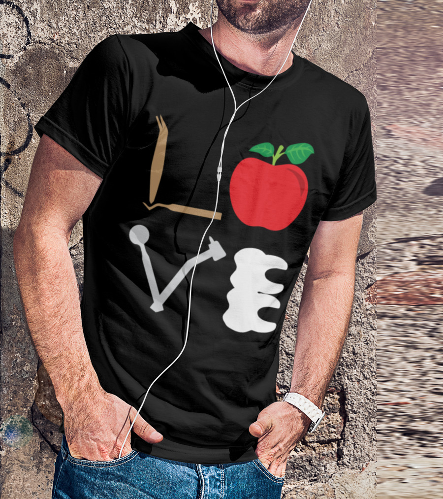 Funny Dentist Quote Love Dental Apple Tooth Tools T-Shirt