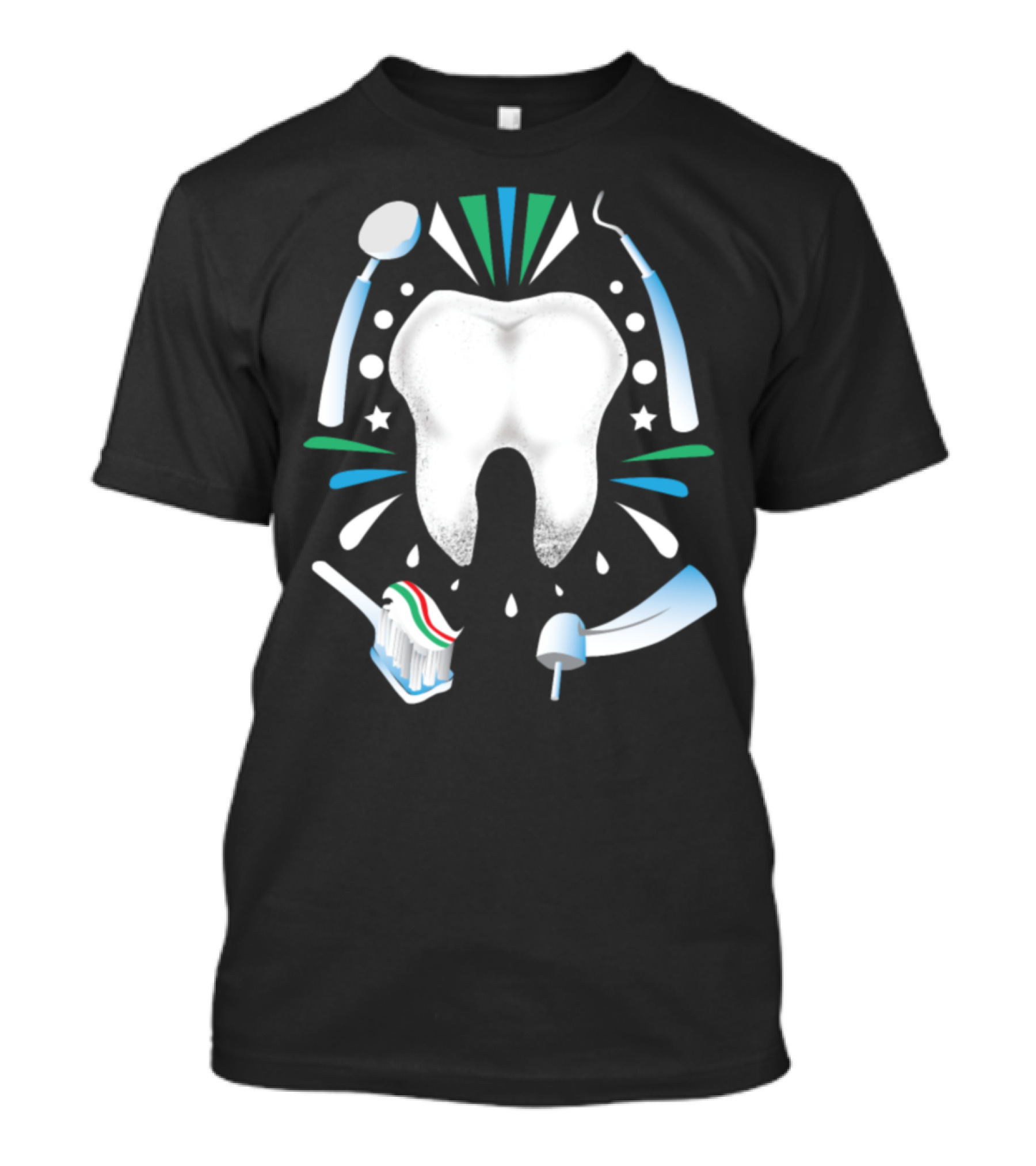 Funny Dentist Molar Toothbrush Tool T-Shirt