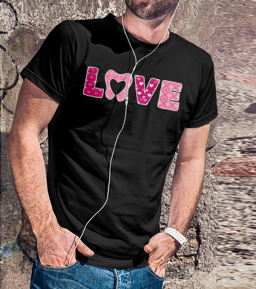 Love Tooth Heart Dentistry Dentist Valentine's T-Shirt